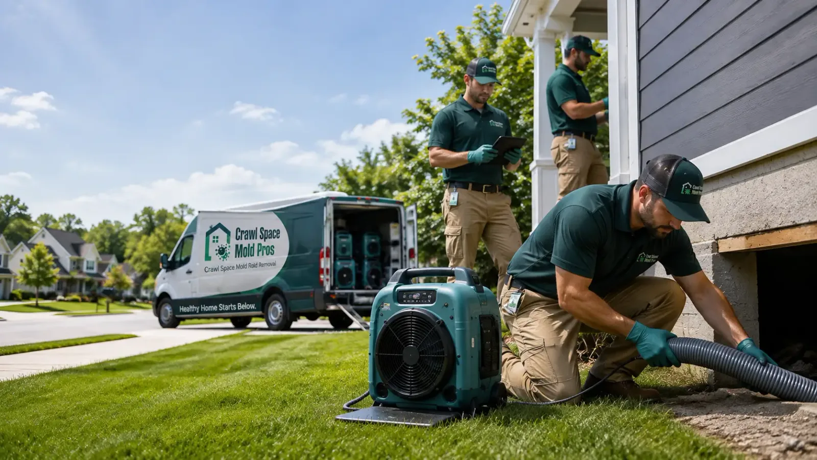 Crawl Space Mold Removal in Larrabee, IA